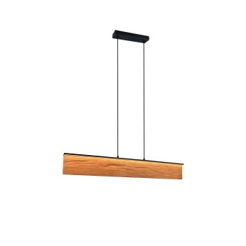 Illuminazione Trio Leuchten Kalea Lampada a sospensione LED Legno chiaro, 1-Luce