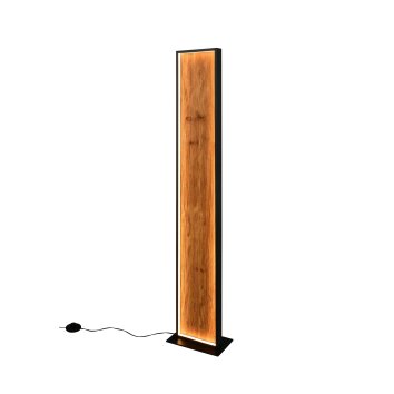 Illuminazione Trio Leuchten Kalea Lampada da terra LED Legno chiaro, 1-Luce