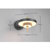 Illuminazione Trio Leuchten KEATON Applique LED Nero-Oro, 1-Luce