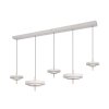 Illuminazione Trio Leuchten KEATON Lampada a sospensione LED Grigio, 1-Luce