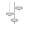 Illuminazione Trio Leuchten KEATON Lampada a sospensione LED Grigio, 3-Luci