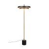 Illuminazione Trio Leuchten KEATON Lampada da terra LED Nero-Oro, 1-Luce