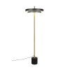 Illuminazione Trio Leuchten KEATON Lampada da terra LED Nero-Oro, 1-Luce