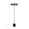 Illuminazione Trio Leuchten KEATON Lampada da terra LED Nero-Oro, 1-Luce