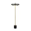Illuminazione Trio Leuchten KEATON Lampada da terra LED Nero-Oro, 1-Luce