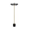 Illuminazione Trio Leuchten KEATON Lampada da terra LED Nero-Oro, 1-Luce