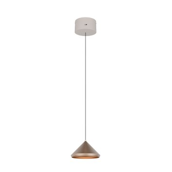 Illuminazione Trio Leuchten Laguna Lampada a sospensione LED Marrone, 1-Luce