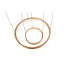 Illuminazione Trio Leuchten Lynwood Lampada a sospensione LED Legno chiaro, 1-Luce