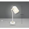 Illuminazione Trio Leuchten Mixa Lampada da tavolo Bianco, 1-Luce
