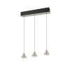Illuminazione Trio Leuchten Romeo Lampada a sospensione LED Nichel opaco, 3-Luci