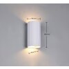 Illuminazione Trio Leuchten Soka Applique Bianco, 2-Luci