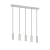 Illuminazione Trio Leuchten Soka Lampada a sospensione Grigio, 5-Luci