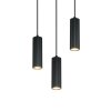 Illuminazione Trio Leuchten Soka Lampada a sospensione Nero, 3-Luci