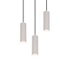 Illuminazione Trio Leuchten Soka Lampada a sospensione Grigio, 3-Luci