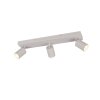 Illuminazione Trio Leuchten Soka Faretto da soffitto Grigio, 3-Luci