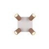 Illuminazione Trio Leuchten Soka Faretto da soffitto Marrone, 4-Luci