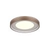 Illuminazione Trio Leuchten Solea Plafoniera LED Marrone, 1-Luce