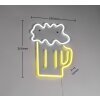 Illuminazione Reality Beer Applique LED Trasparente, chiaro, 1-Luce