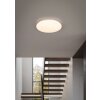 Illuminazione Reality Cetus Plafoniera LED Bianco, 1-Luce, Telecomando, Cambia colore