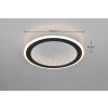 Illuminazione Reality Glace Plafoniera LED Nero, 1-Luce, Telecomando