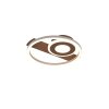 Illuminazione Reality Horus Plafoniera LED Marrone, 1-Luce