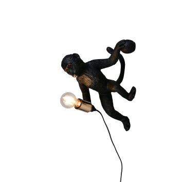 Illuminazione Reality Louy Applique Nero, 1-Luce