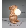 Illuminazione Reality Rabbit Lampada da tavolo Oro, 1-Luce