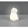 Illuminazione Reality Rexy Lampada da tavolo LED Bianco, 1-Luce, Cambia colore