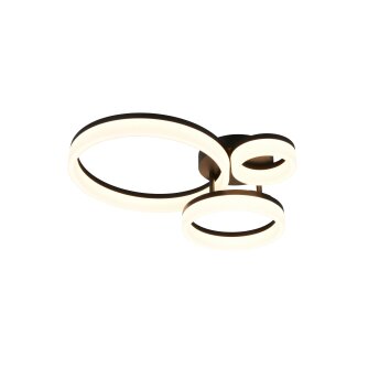 Illuminazione Reality Scope Plafoniera LED Nero, 1-Luce