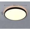 Illuminazione Reality Slope Plafoniera LED Nero, 1-Luce, Telecomando