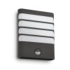 Illuminazione Philips Raccoon Applique LED Antracite, 1-Luce, Sensori di movimento
