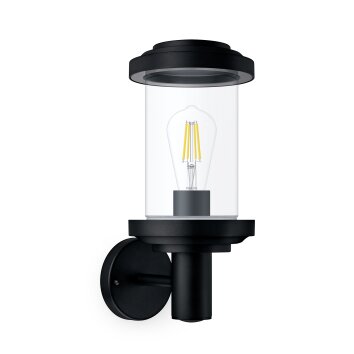 Illuminazione Philips Wandleuchte Lampada da parete per esterno Nero, 1-Luce