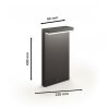 Illuminazione Philips Bustan Illuminazione viale LED Antracite, 1-Luce