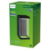 Illuminazione Philips Kyrie Lampada da parete per esterno LED Nero, 1-Luce