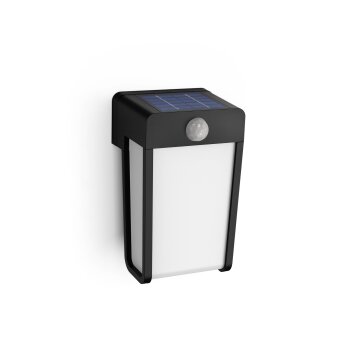 Illuminazione Philips Shroud Applique LED Nero, 1-Luce