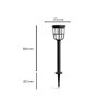 Illuminazione Philips Radii Lampada con piedistallo LED Nero, 1-Luce