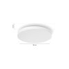 Illuminazione Philips Datura Plafoniera LED Bianco, 1-Luce, Cambia colore