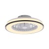 Illuminazione Leuchten Direkt LENO Plafoniera LED Nero, 1-Luce, Telecomando, Cambia colore
