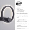 Illuminazione Leuchten Direkt ARCHIE Applique LED Antracite, 1-Luce, Telecomando