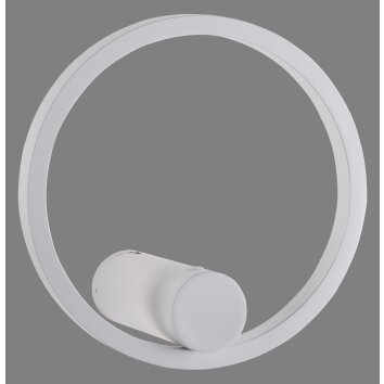 Illuminazione Leuchten Direkt ARCHIE Applique LED Bianco, 1-Luce, Telecomando
