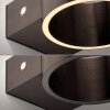 Illuminazione Paul Neuhaus Clipse Applique LED Marrone, 2-Luci