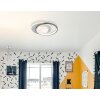 Illuminazione Globo Lighting Moon Plafoniera LED Grigio, Nero, 1-Luce