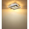 Illuminazione Globo Lighting Deloris Plafoniera LED Marrone scuro, Nero, 1-Luce, Telecomando