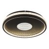 Illuminazione Globo Lighting Shirley Plafoniera LED Nero, 1-Luce, Telecomando