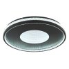 Illuminazione Globo Lighting Shirley Plafoniera LED Nero, 1-Luce, Telecomando
