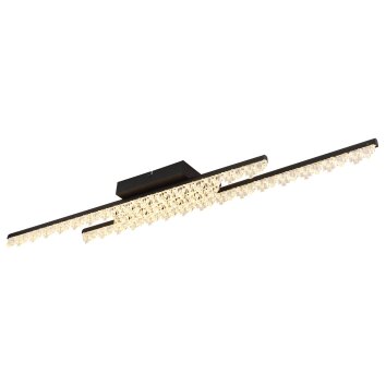 Illuminazione Globo Lighting Hilton Plafoniera LED Nero, 1-Luce