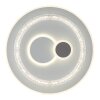 Illuminazione Globo Lighting Kriswall Plafoniera LED Bianco, 1-Luce