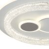 Illuminazione Globo Lighting Kriswall Plafoniera LED Bianco, 1-Luce