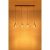 Illuminazione Globo Lighting Antonio Lampadario a sospensione Beige, 4-Luci
