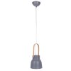 Illuminazione Globo Lighting Marike Lampadario a sospensione Grigio, 1-Luce